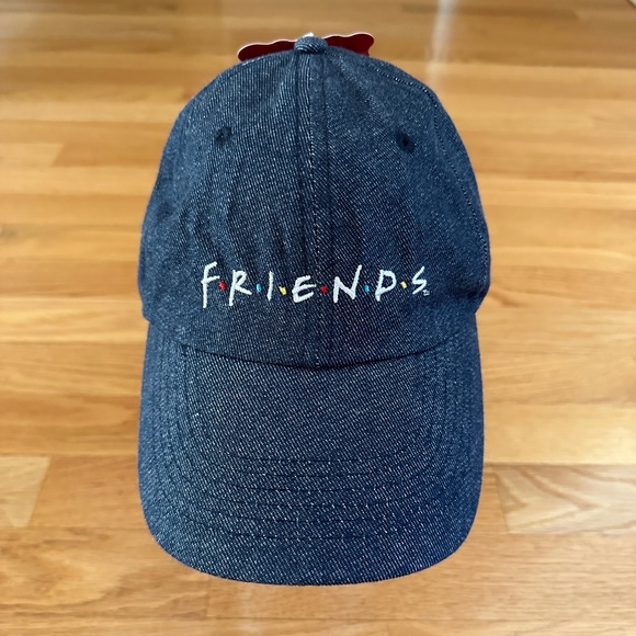 Vintage FRIENDS TV Show 1994 Denim Hat Cap NWT - Picture 1 of 11